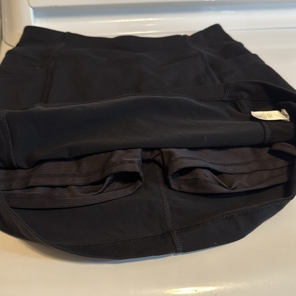 Athleta Women's Excursion Skort Skirt Black Large pockets 153396 Size XS - Picture 10 of 11